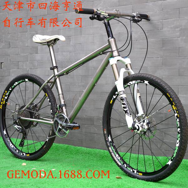 GEMODA 26 polegadas aliaje de titânio montanha bicicleta XTR grande conjunto FOX pressão de ar frontal forjado fábrica de bicicleta