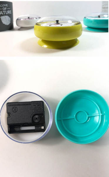 Relógio de Parede Miniatura para Banheiro