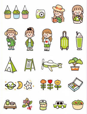 Adesivos de Emojis para Decoração