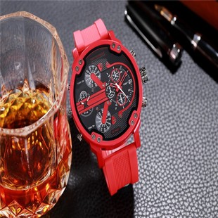 Relógio Masculino Esportivo com Pulseira de Couro