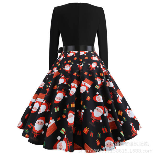 Vestido de neve com flores de inverno