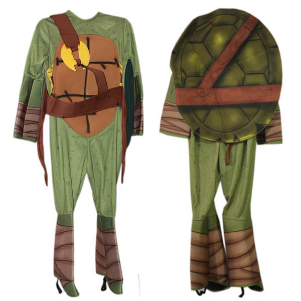 Halloween Crianças Roupa COSPLAY Roupa Tartaruga Ninja Japonês Anime Tartaruga Papel Jogar Traje