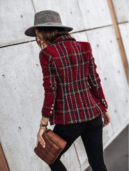 Blazer feminino de manga longa