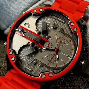 Relógio Masculino Esportivo com Pulseira de Couro