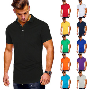 T-shirt masculino transfronteiriço roupas europeias e americanas comércio exterior homens V colarinho puro grande casaco casual T-shirt
