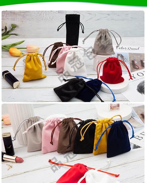 Bolsa de veludo para joias