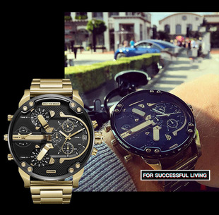 Relógio Masculino Esportivo com Pulseira de Couro