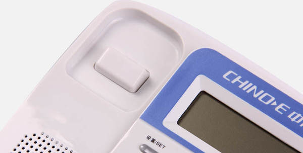 Telemóvel C168 telefônico de escritório de casa com fio de telefone fixo de câmara de chamadas sem bateria