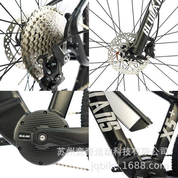 Motor intermediário de Brooklyn inteligente assistente elétrico de montanha de carro elétrico de lítio longas distâncias para ciclismo de adultos