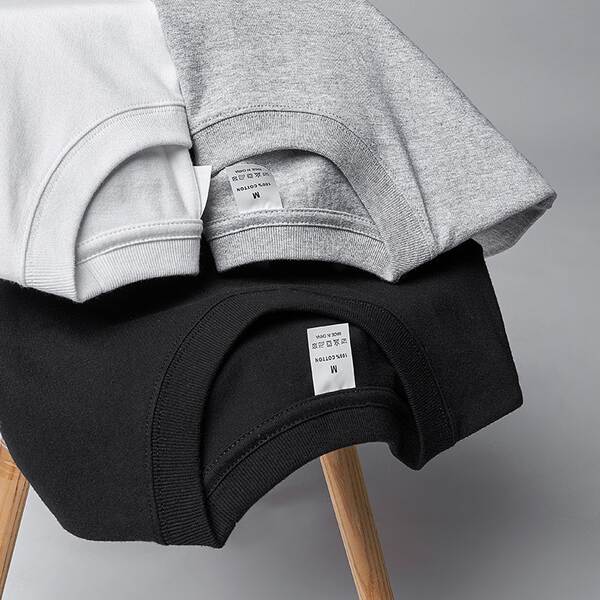 T-shirt de algodão curto de 200 gramas de madeira pura de algodão puro de 20 cores disponível para o fornecimento de camisetas culturais vazias de grande porte