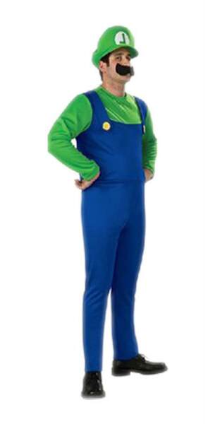 Halloween Super Mary Vestido Adulto Crianças Mario Vestido COSPLAY Desempenho de personagens animados Vestido