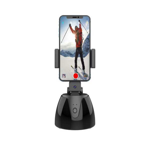 Três eixos inteligentes de reconhecimento facial de inteligência artificial para celulares 360 graus de rotação ao vivo