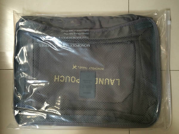 Cadeia de viagem dupla com cadeia de oxigênio de espessura 6 pacotes Sacos de bagagem 6 pacotes Sacos de viagem