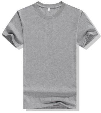 T-shirt de algodão puro personalizado impressão LOGO corda redonda calça curta roupa de trabalho t-shirt cultural branca Euro-americano T-shirt personalizado