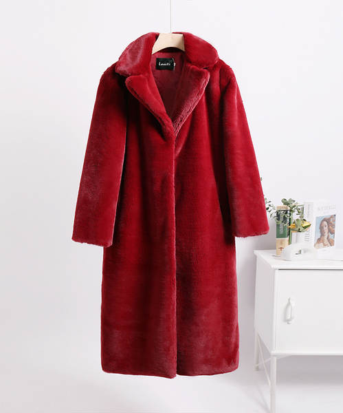 2023 Venda rápida de casacos de couro aumentado tamanho grande tamanho de roupas femininas como casacos de couro de coelho para manter o inverno quente