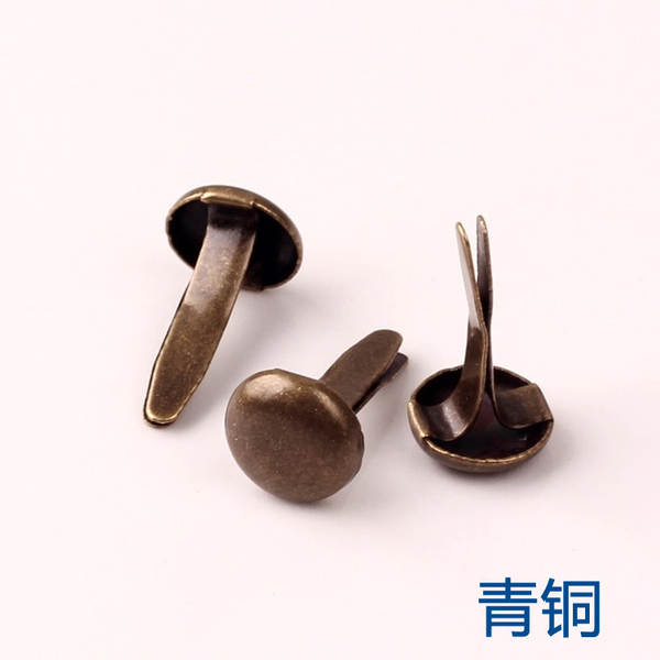 8*12diy Pintura redonda de dois dedos de roupa acessórios de metal Pequenos acessórios de caixa de pedras de pedras de joalharia