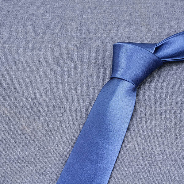 8cm Cravata de grupo Cravata de mão colorida Cravata azul pura masculina Cravata de casamento de negócios monocromática