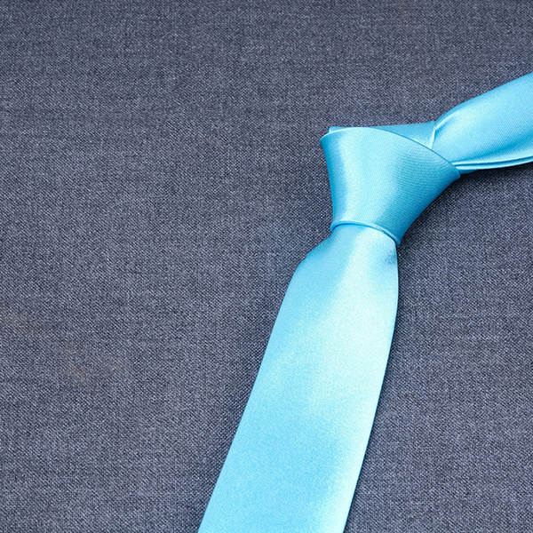 8cm Cravata de grupo Cravata de mão colorida Cravata azul pura masculina Cravata de casamento de negócios monocromática