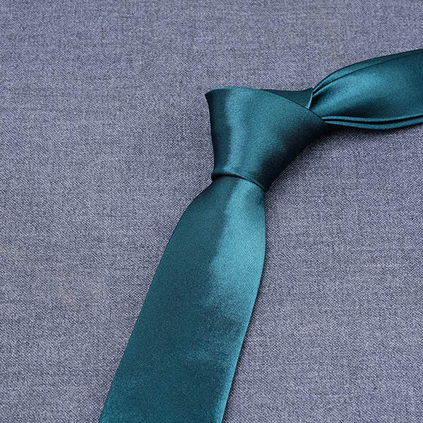 8cm Cravata de grupo Cravata de mão colorida Cravata azul pura masculina Cravata de casamento de negócios monocromática