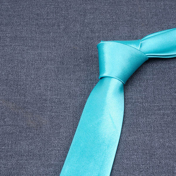 8cm Cravata de grupo Cravata de mão colorida Cravata azul pura masculina Cravata de casamento de negócios monocromática