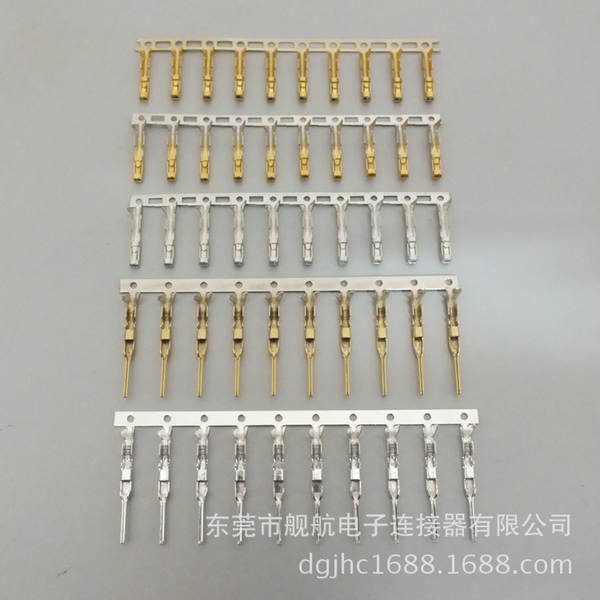 DuPont 2.54 terminal de ligação de ouro semi-ouro inteiro fabricante