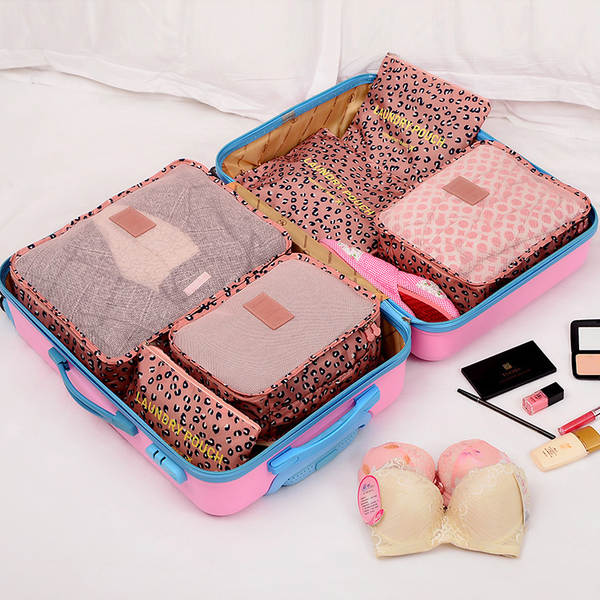 Kit de 6 bolsas de viagem impermeáveis