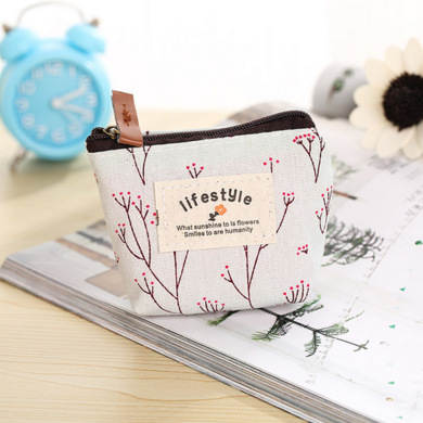 Bolsa de Moedas em Tecido