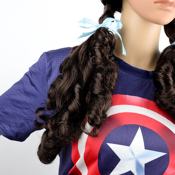 Venda direta do fabricante cos Animação Cachoeira Vermelha / Peixes Cosplay Características Animação Cabeça de cabelo
