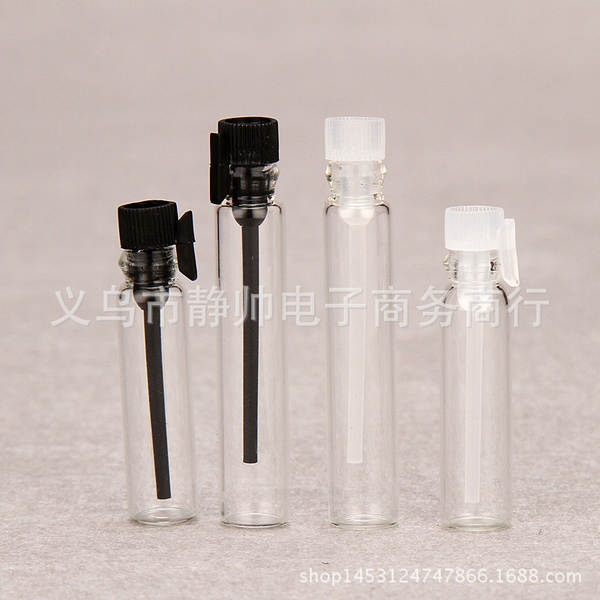 B004-0,51ml2ml3ml Amostra de óleo essencial de perfume em garrafas pequenas em garrafas de vidro