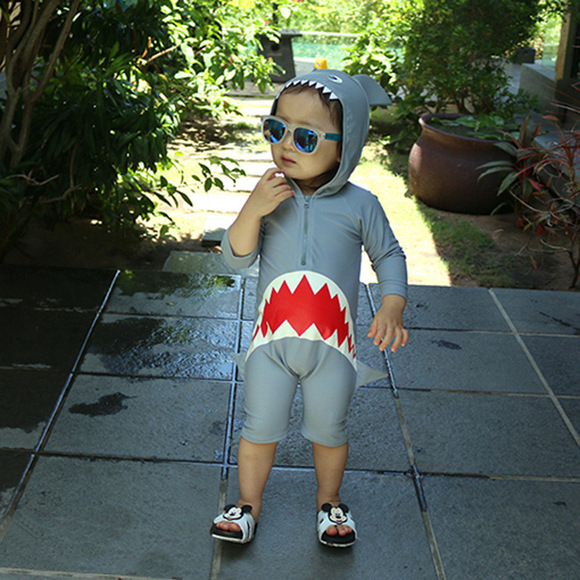 Conjunto de roupas de natação infantil