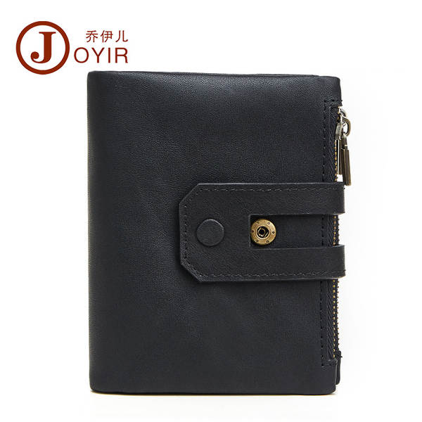 Transfronteiriço rfid homem mochila de couro de lazer moda dupla cadeia multi-cartão mochila masculina mochila
