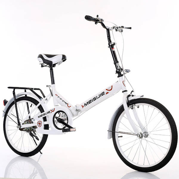 Bicicletas dobráveis de 20 polegadas para crianças, alunos do ensino médio e médio, adultos, homens e mulheres, bicicletas de presente para fazer logotipo de passeio