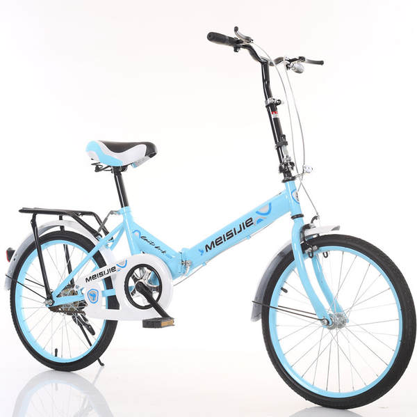 Bicicletas dobráveis de 20 polegadas para crianças, alunos do ensino médio e médio, adultos, homens e mulheres, bicicletas de presente para fazer logotipo de passeio