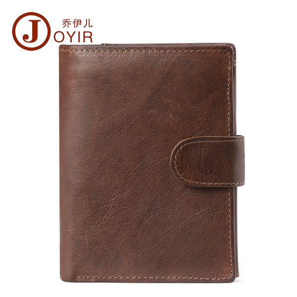 Carteira transfronteiriça rfid masculina avançada de couro real com bolsa de mão masculina de grande capacidade de bolsa de couro