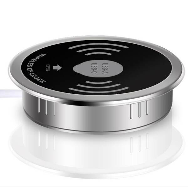 15W celular carregador sem fio incorporado USB carregador sem fio para celular para Samsung Apple 7.5W Huawei