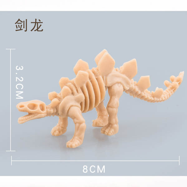 Crianças desenvolvem brinquedos inteligentes modelo de dinossauro simulando esqueleto de dinossauro pequeno 12 modelos de esqueleto de escavação arqueológica