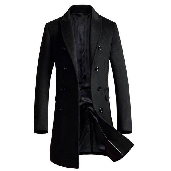 Outono e Inverno: O casaco masculino do casaco masculino do casaco masculino.