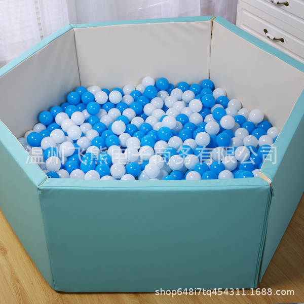 Fabricante vende diretamente um milhão de bolas de mar azul e branco 7cm de espessamento de ondas de bolas de basquetebol para crianças