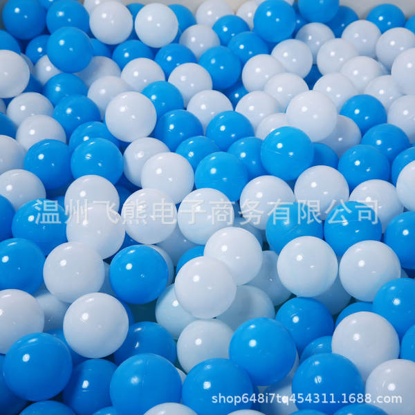 Fabricante vende diretamente um milhão de bolas de mar azul e branco 7cm de espessamento de ondas de bolas de basquetebol para crianças