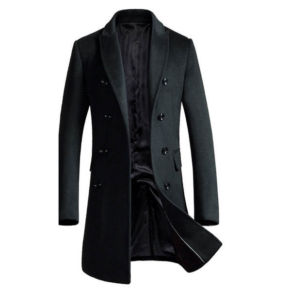Outono e Inverno: O casaco masculino do casaco masculino do casaco masculino.