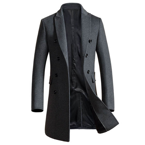 Outono e Inverno: O casaco masculino do casaco masculino do casaco masculino.