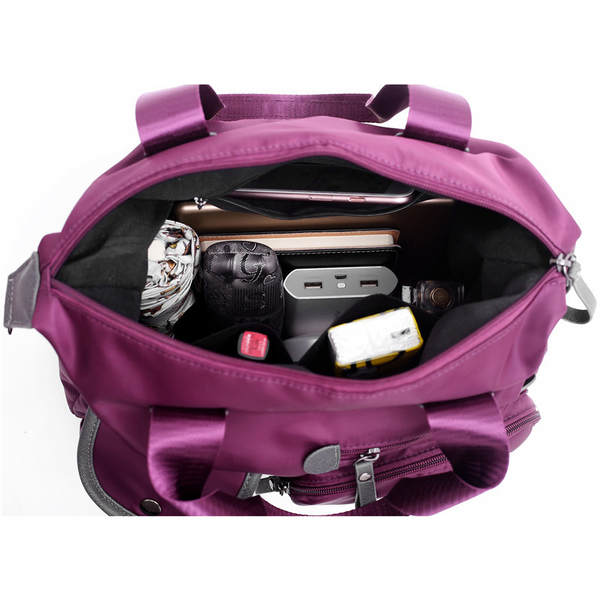 Bolsa feminina grande de nylon