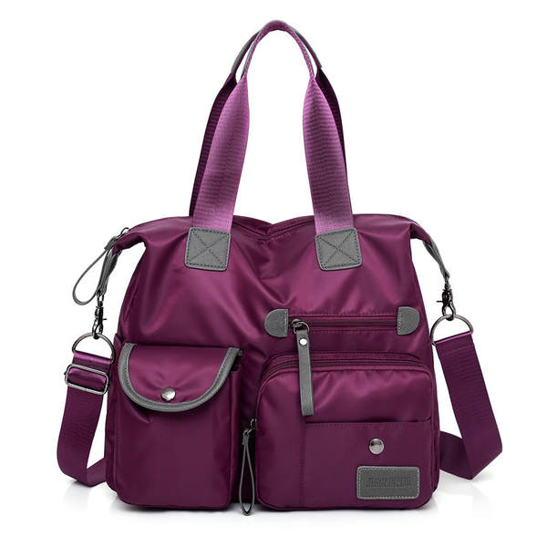 Bolsa feminina grande de nylon