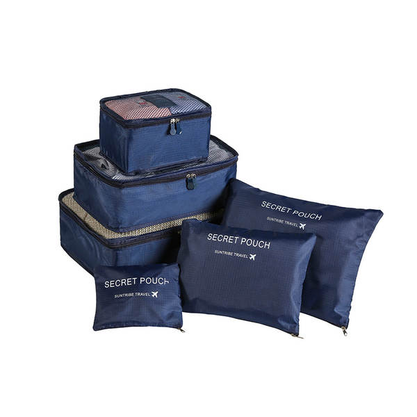Pequeno saco de viagem criativo de seis peças de saco de viagem Oxford fabricante