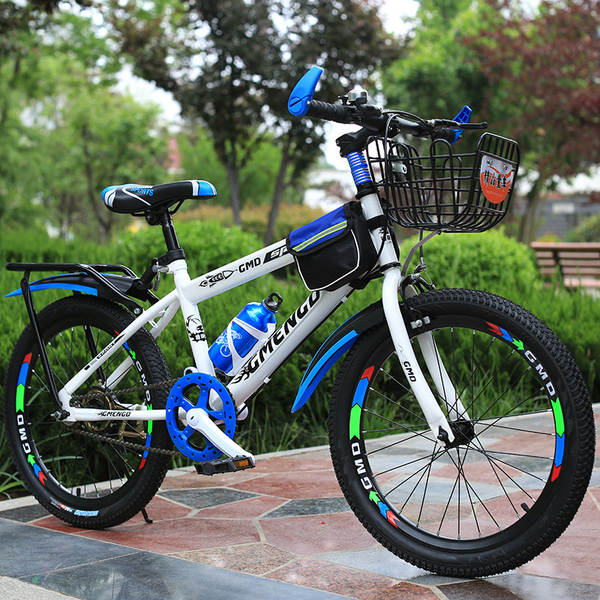 Nova bicicleta infantil 20 polegadas 22 polegadas mountain bike 6-7-8-9-10 anos de idade garoto escola primária bicicleta