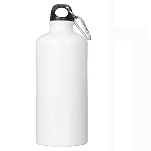 Cozinha de água do esporte da impressão térmica DIY pode ser impressa com aquecimento térmico de revestimento branco do esporte de viagens ao ar livre de alumínio