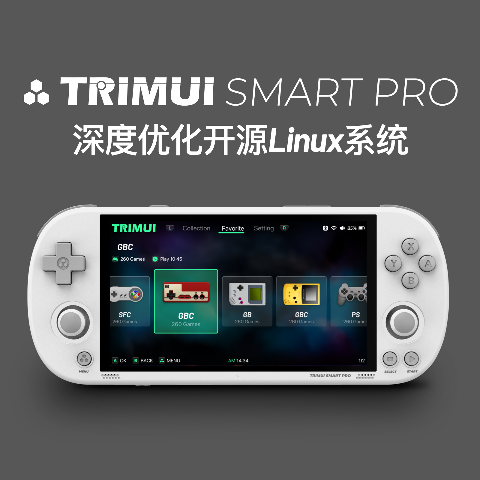Atualização do TRIMUI SMART PRO com vídeo de código aberto