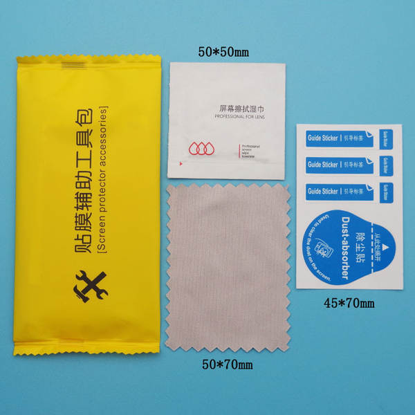 Kit de reparo de bordas brancas para película de celular