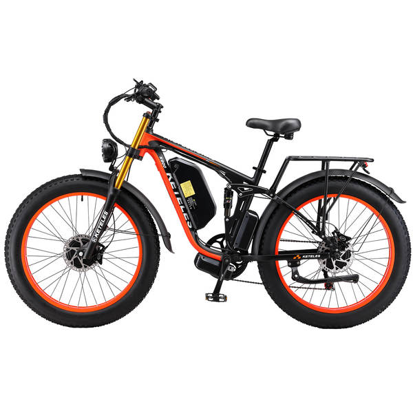 2024 Novo K800P Bicicleta elétrica de dois motores para bicicletas de liga de alumínio offshore