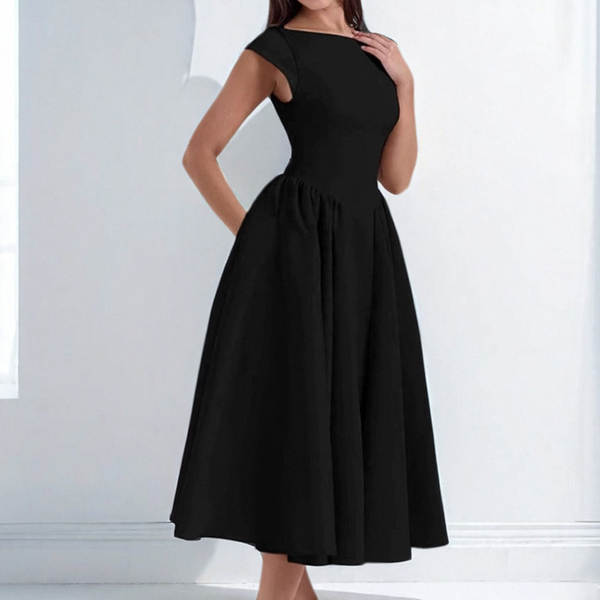 Vestido feminino de verão estilo francês